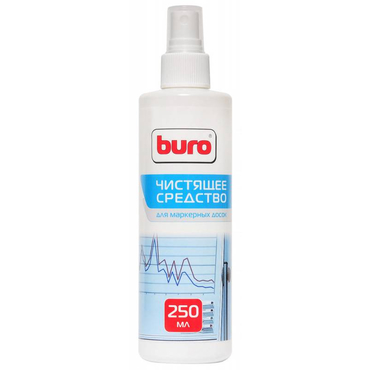 Спрей BURO для чистки маркерных досок  250 мл (BU-Smark)